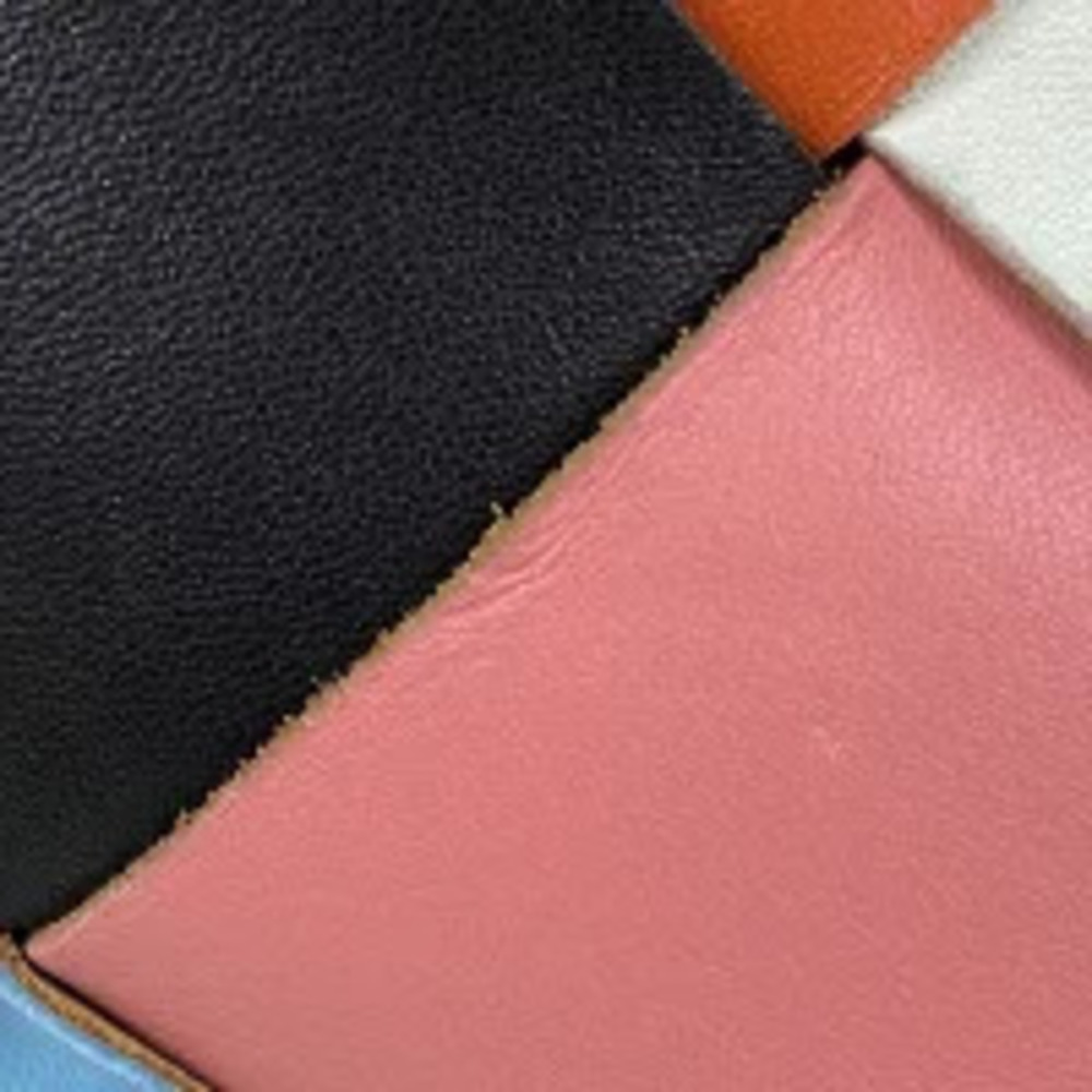 Loewe Anagram Handbag Boston Woven Leather Black Multicolor - Picture 6 of 7